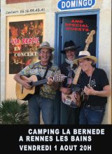 affiche concert DOMINGO Paella/Concert 1 Aout